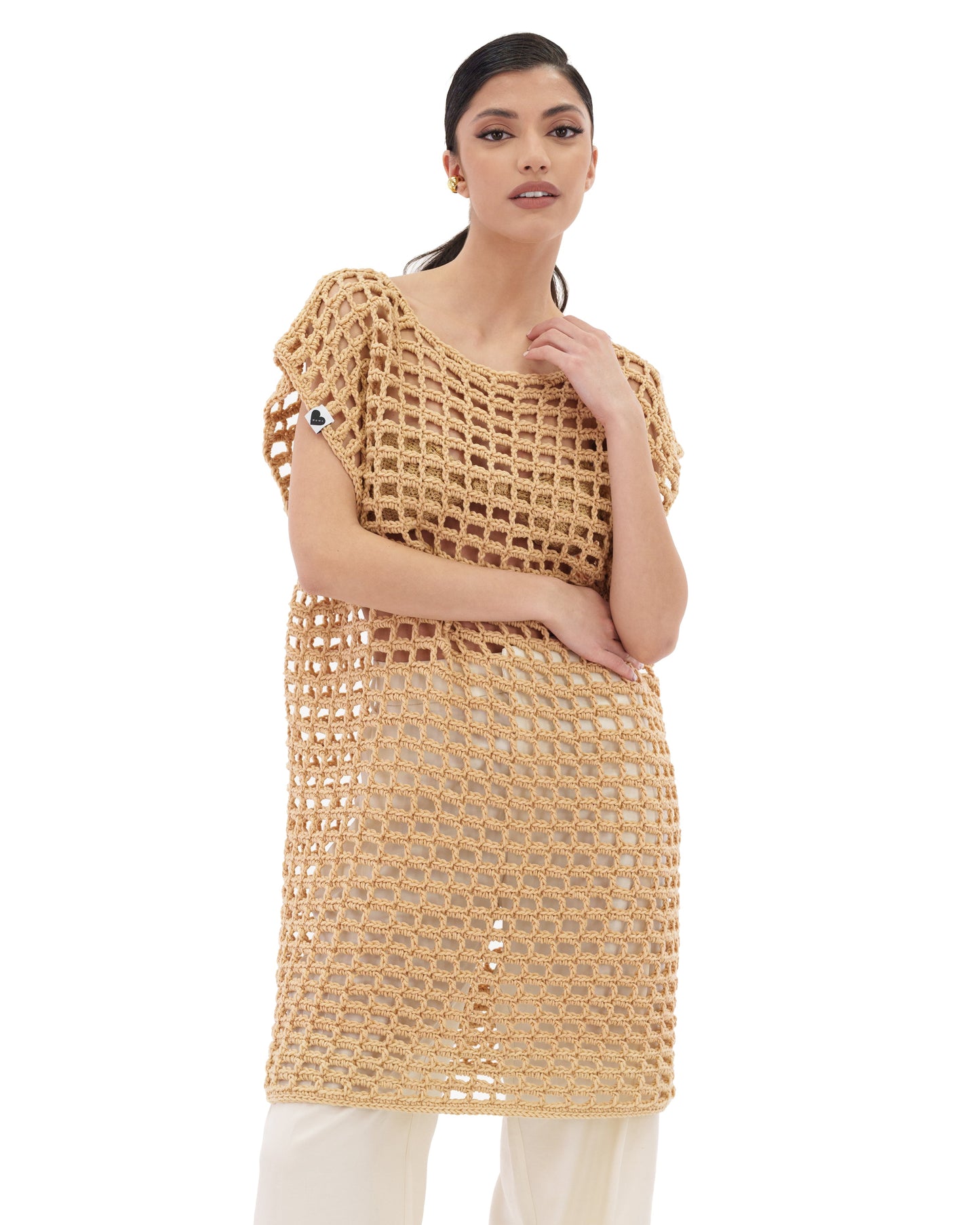 Crochet Net Dress-5