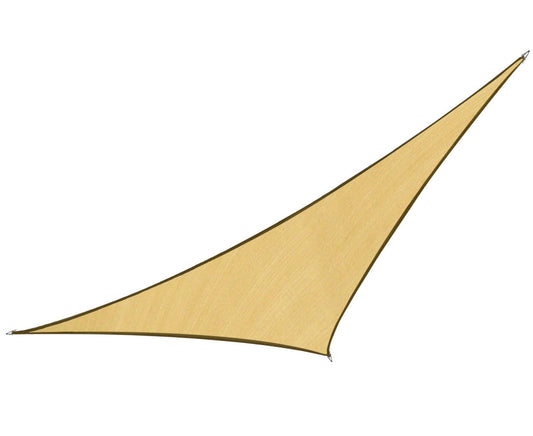 NNEDPE Wallaroo Triangle Shade Sail 5m x 5m x 5m - Sand-1